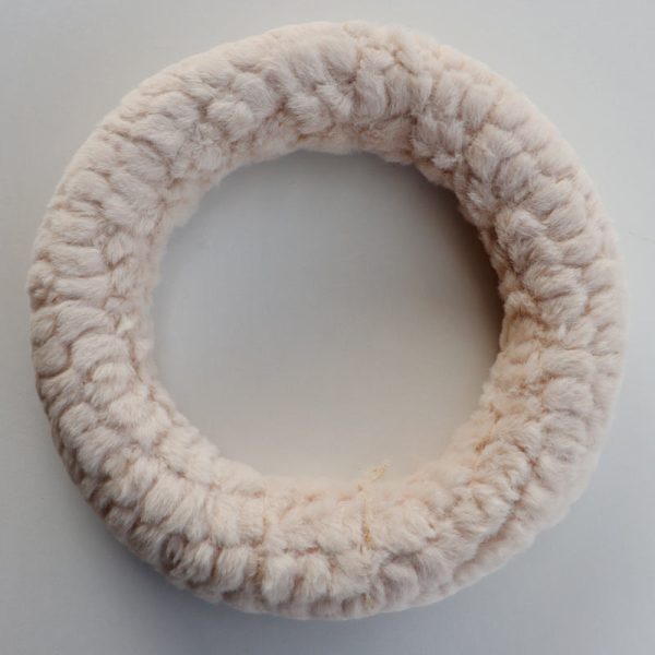 Coroniță Blănită 25 cm - CREM