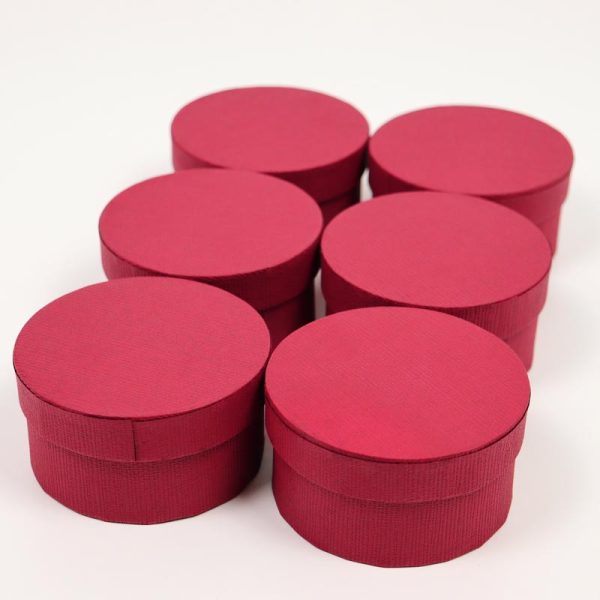 Cutii rotunde, mini -6 buc/set - BORBO
