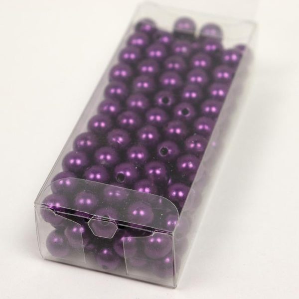 Mărgele 10mm- MOV ÎNCHIS (13)