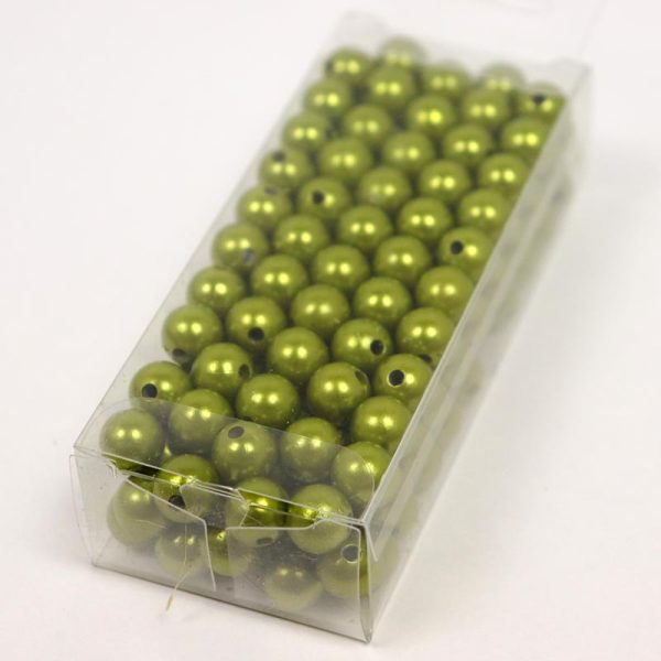 Mărgele 10mm- OLIV (20)