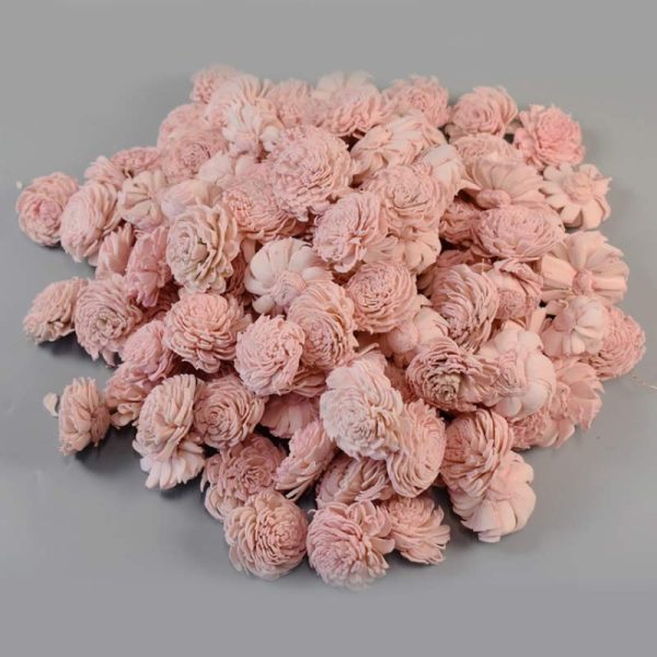 Capete flori ming 4cm - ROZ DESCHIS (150/SET)