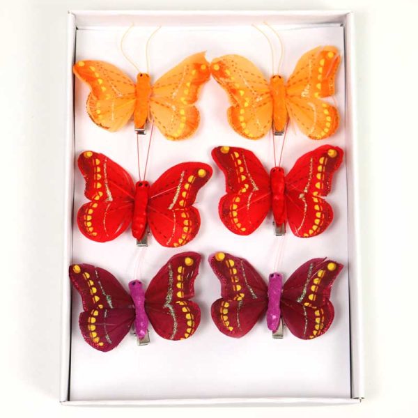 Fluturi decorativi 8cm ( Mix 2)