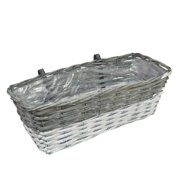 Coș pentru balcon în două tonuri