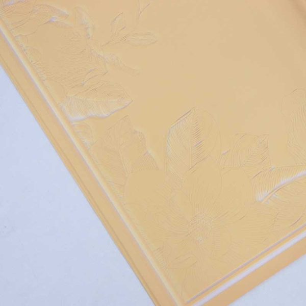 Folie - Crem cu model floare 20/set
