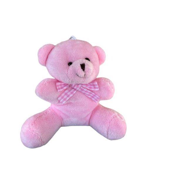 Ursuleț pluș 9 cm ( roz)
